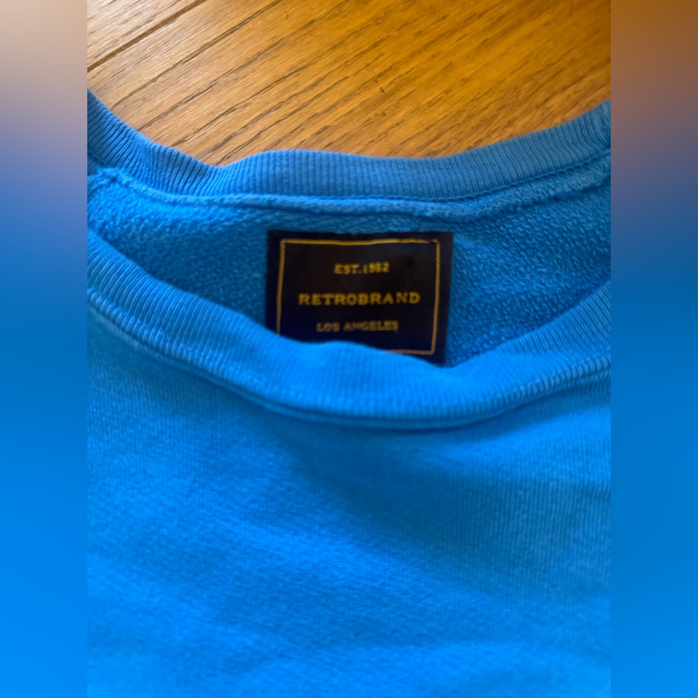 Surf City USA Blue Graphic Sweatshirt - Picture 3 of 5